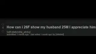 Reddit wife displays total self-awareness