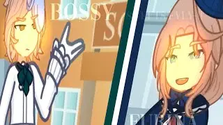 Furina cosplayer little sister and bossy little brother // Gacha // The Elements