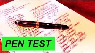 Testing a Fountain Pen - Pen ASMR