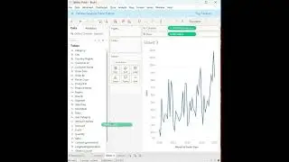 How to Create a Line Chart in Tableau with Sales Forecasting | Monthly Sales Analysis