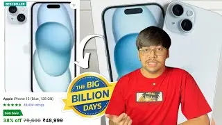 Apple iPhone 15 48,999 | 🔥 Flipkart Big Billion Days Sale 2024 | Price Drop 15,15 Plus