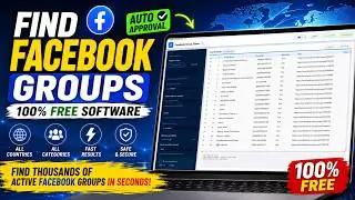 🔥 FREE Facebook Group Finder Tool 2026 | Find Auto Approval Facebook Groups Worldwide 🌍