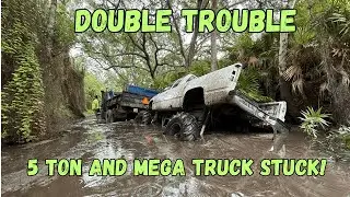 MILITARY TRUCK & MEGA RIG RECOVERY MISSION | When Big Trucks Go Down...We Get Them Out!