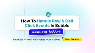 How to Handle Row & Cell Click Events in Bubble