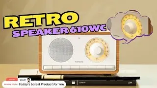 Royche Retro 610WC Bluetooth Speaker Unboxing – Vintage Vibes with Modern Features!