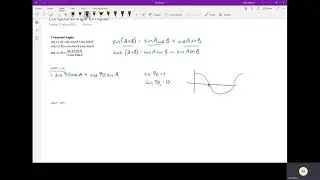 Compound angle formulae