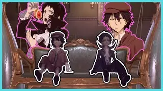 Akutagawa and Ranpo on a swing (ASMR)
