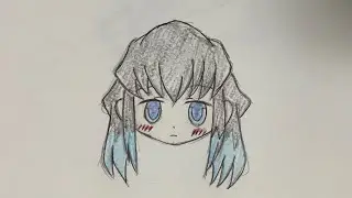 How to Draw  Muichiro Easy | demon slayer tiktok