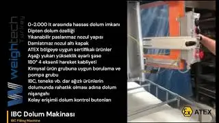 IBC/Teneke Dolum Makinesi - WeightechTurkey