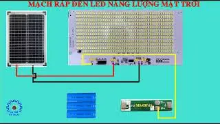 Cách lựa chọn linh kiện để thiết kế 1 cái đèn sử dụng năng lượng mặt trời