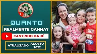 Quanto realmente ganha cantinho da Jé? Atualizado agosto 2022