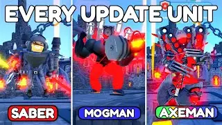 EVERY NEW UPDATE UNIT VS ENDLESS MODE (Toilet Tower Defense)