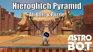 Astro Bot - Hieroglitch Pyramid All Bots & Puzzle Locations
