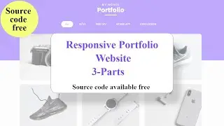 Personal Portfolio website using HTML, CSS and JavaScript (from scratch)  | Part - 3