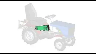 Minitraktor 1:10  . 3D РЕДУКТОР .