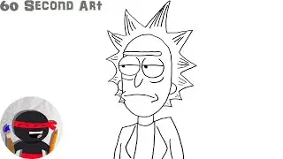 How To Draw Rick | Rick and Morty