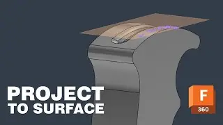 Fusion 360 Project to Surface