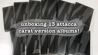 unboxing seventeen attacca carat version! 13 copies! ☆ did we pull all members?!
