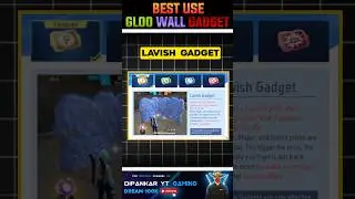Best Gloo Wall Gadget For Your Gameplay 😍🔥 #shorts #freefire #gaming #viral