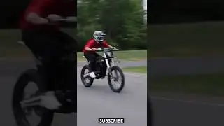 *NEW* Electric Dirt Bike TOP SPEED! 100+ 