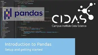 Introduction to Pandas - Setup and getting started