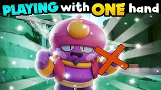 Playing Brawl Stars With ONE HAND!!