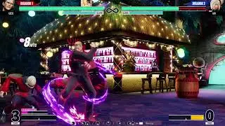 KOF XV Geese 990 stun Combo