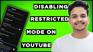 How to Disable Restricted Mode on Youtube