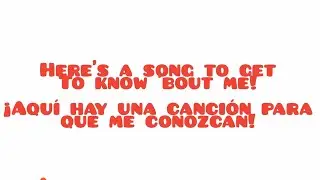 Get to know 'bout me! •IRL•