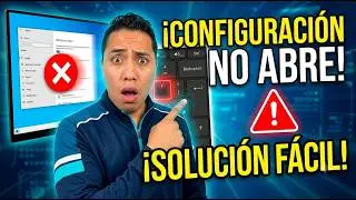 Configuración de Windows 10 (No abre, Se cierra) | ¡Solución!