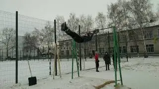 Внутренняя двуха/Гингер/Винт/Внутренний Винт. Тренеровка жёстких элементов на турнике.