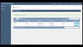 PHPC RUD web Builder PRO - setings
