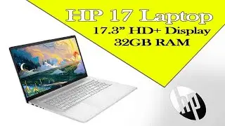 HP 17 Laptop - 11th Gen Intel Core, 32GB RAM, 1TB SSD, Windows 11