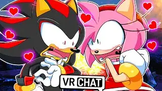 AMY & SHADOW'S SECRET KISS?! Amy & Shadow's Mountain Trip! (VR Chat)