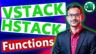Vstack and Hstack Functions | Vstack and Hstack Formulas | Vstack and Hstack Full Tutorials | 