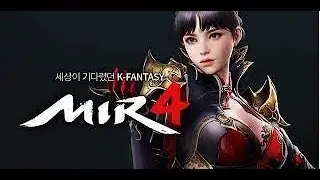 Playing Mir4 - Clan Exped and a bit of AFK exp grinding