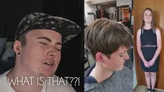 REACTING TO OLD PHOTOS!! // FTM Transgender