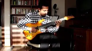 Saba Improvisation on Fretless Electric Guitar - Perdesiz Gitar