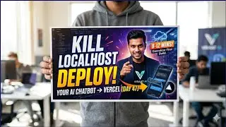 🚀 Kill Localhost: Deploy Your First AI Chatbot to Vercel (Day 47)