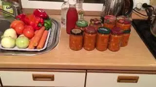 Фасоль в томатном соусе с овощами на зиму.