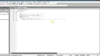 C Tutorial 3: Even/Odd/Zero program | Understanding the if statement