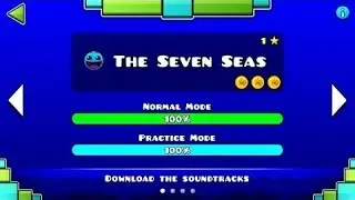 The Seven Seas - LVL 1 [ALL COINS] Geometry Dash Meltdown