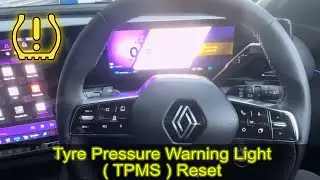 2024 RENAULT MEGANE tyre pressure warning light