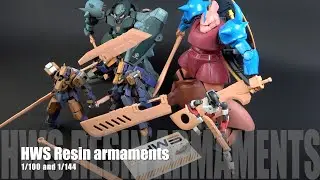 Heavy Weapon Systems Resin Weapons ⎜#Gunpla⎜Bandai Upgrades⎜3D print⎜HWS⎜