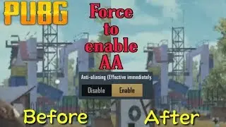 How to force enable Antialising in pubg | phoenix os |