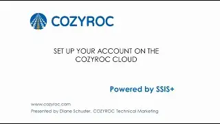 How to Set up account on the COZYROC Cloud. Try COZYROC.Cloud for free.