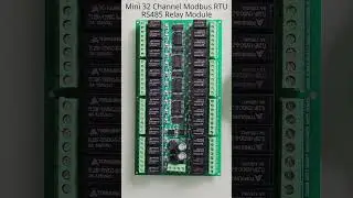 Mini 32 Channel Modbus RTU RS485 Relay Module