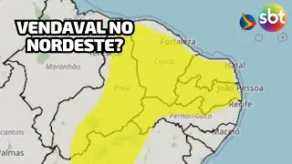 INMET emite aviso de vendaval para estados do Nordeste; saiba quais
