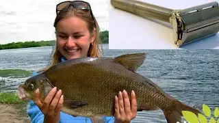 Как почистить рыбу (Леща) и не замарать всю кухню? Неплохой способ.