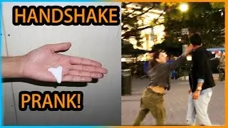 HANDSHAKE With Sticky LOTION (Got SLAPPED)